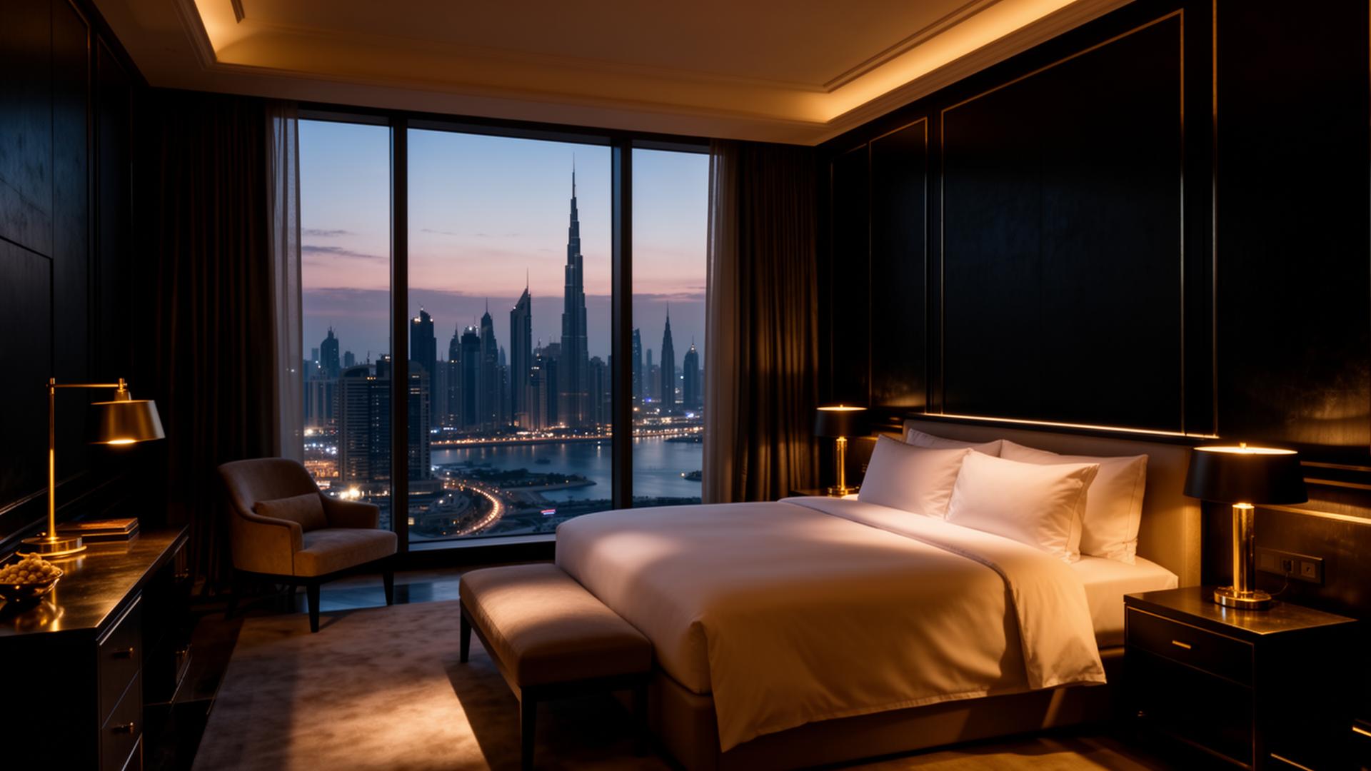 The Obsidian Suite at dusk